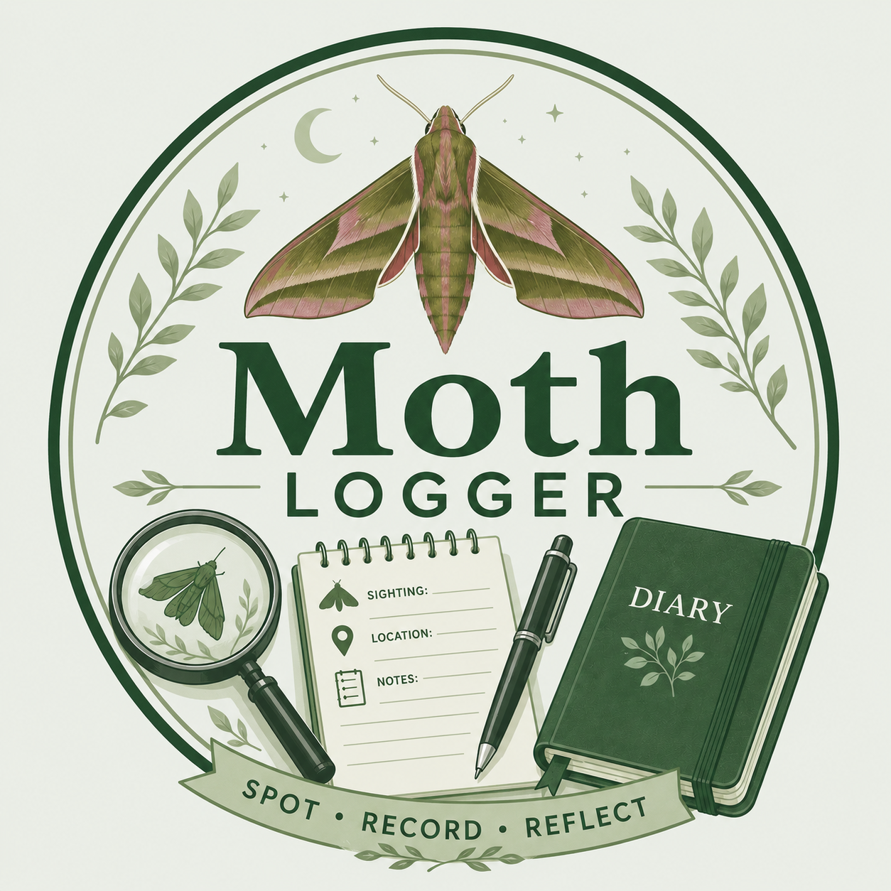Moth Logger Logo